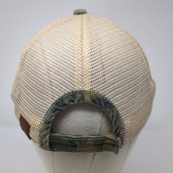 USA Flag Strapback Trucker Hat Multicolor One Size Camo C.C Exclusives - Picture 6 of 9